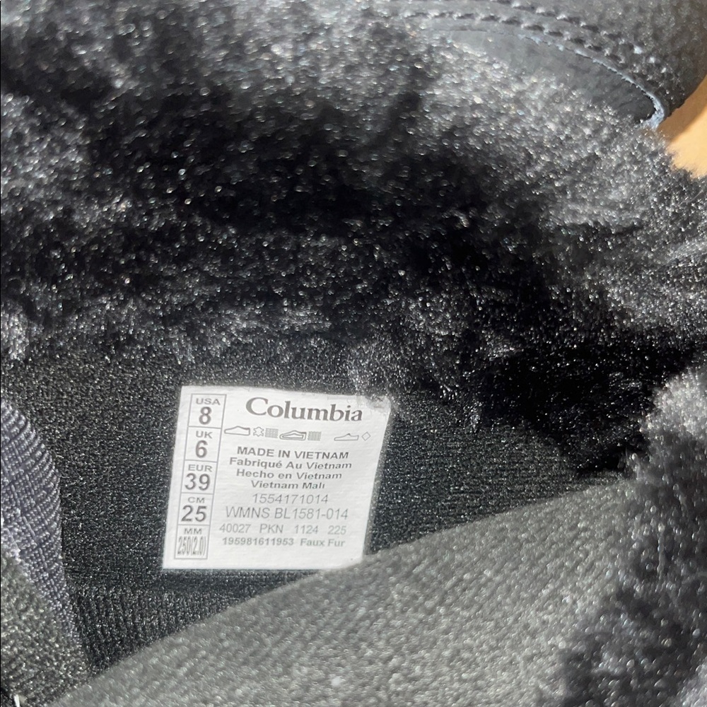 NWT Columbia Womens Ice Maiden II, Black/Columbia Grey - Picture 4 of 9